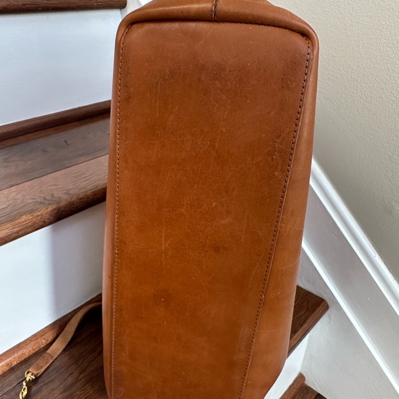 Whipping Post WP Standard Oversized Tan Leather Tote- VGUC - Picture 4 of 11